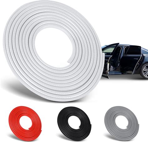 True Line Automotive 16 Ft Car Door Edge Guards - Ultra-Durable Car Door Bumper Guards - Easy to ...