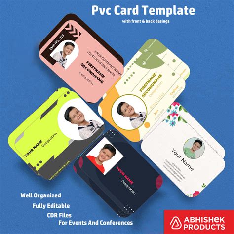 100+ Editable CorelDraw ID Card Design Templates | Professional CDR ...