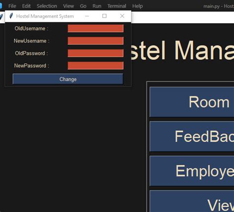 Image result for Viva On Hostel Management System Project Computer Science Python