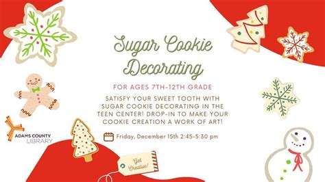 Sugar Cookie Decorating in the Teen Center, Harbaugh~Thomas Library, Mc ...