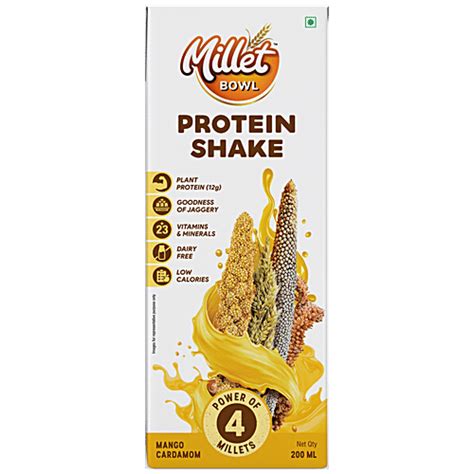 Buy Millet Bowl Multi-Millet Protein Shake - Vitamin-Rich, Vegan ...