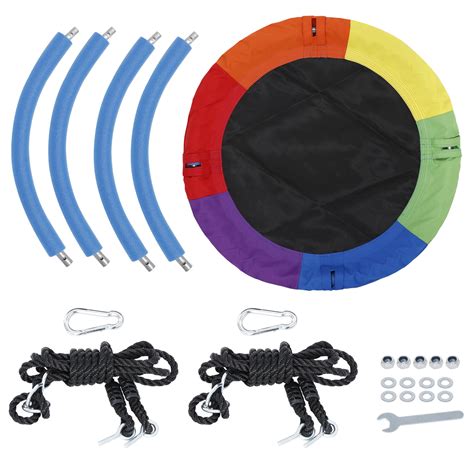 Buy 40 Tree Swing Waterproof Saucer Tree Swing Set Adjustable Rope ...