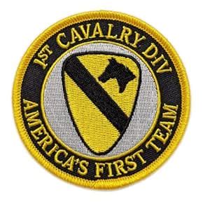 United States Army 1st Armored Cavalry Division Patch, Desert/Sand ...