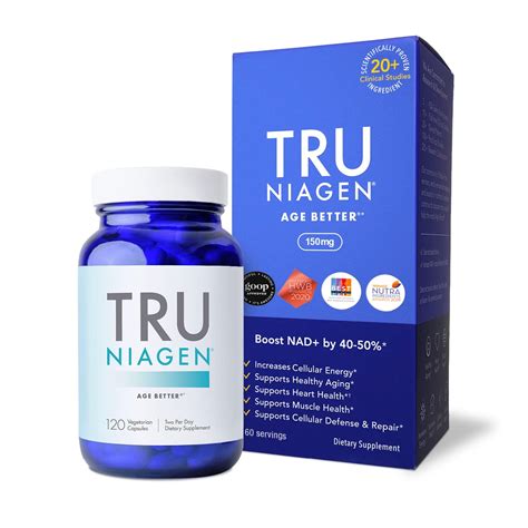 Buy 120ct/150mg Multi Award Winning Patented NAD+ Boosting Supplement ...