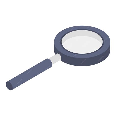 Premium Vector | Magnify glass icon isometric of magnify glass vector ...
