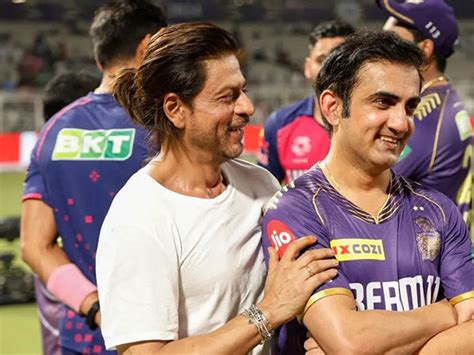 "SRK is the best owner I have ever worked with": KKR mentor Gautam Gambhir