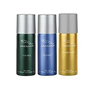 Jaguar For Men + Jaguar Classic + Classic Gold Deo Combo Set 450ml ...