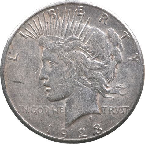 Early - 1923-S Peace Silver Dollar - 90% US Coin | Property Room