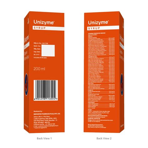 Unizyme Syrup (200 ml) – Aarogyam - The Wellness Store