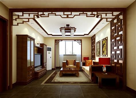 唯美两居室，中式风格装修效果图赏析-爱空间装修效果图