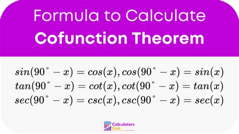 Image result for Cofunction Theorem for Cos