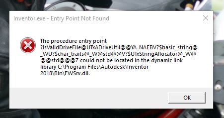 Image result for Entry Point Not Found Problem
