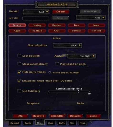 Image result for HealBot Layout WoW