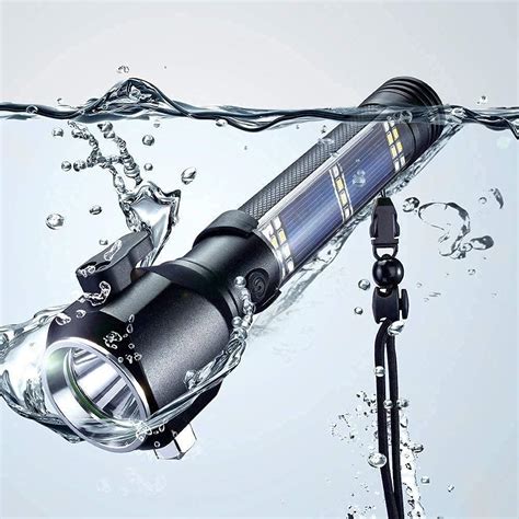 ZARJEW 7 Mode Rechargeable Solar LED Torch Light – High Power ...