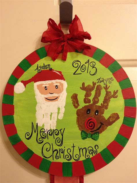 Christmas Handprint Art Preschoolers