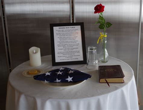 Image result for Missing Man Table Script Printable