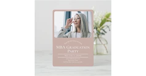 MBA Graduation Invitations 的图像结果
