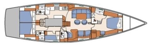 Beneteau 57 - 3+1 cabins - Sailing boats charter in Split | CROATIA ...