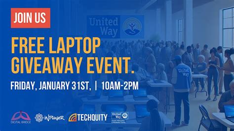 Techquity Free Laptop Giveaway, Johnson Controls Volunteer Center ...