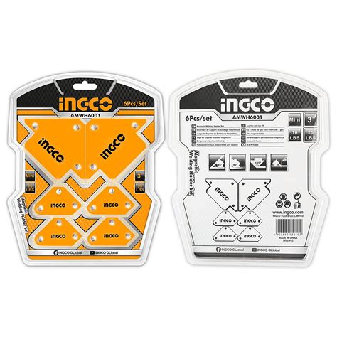 INGCO Hand Tools INGCO Magnetic Welding Holder Set, 6 PCS Set AMWH6001