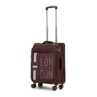 Verage ACEPACK Moscow 20"/59 cms Berry Brown Carry-On Softside Trolley ...