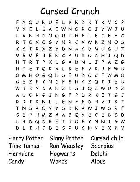 Cursed Clue For Crossword - prntbl.concejomunicipaldechinu.gov.co