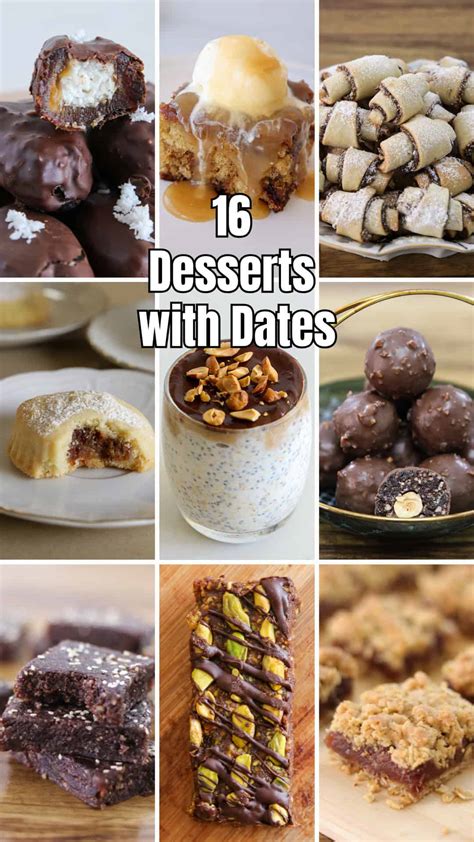 16 Easy Date Dessert Recipes - The Cooking Foodie