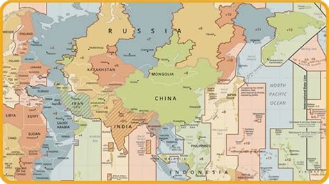Time Zone Map Asia 的图像结果