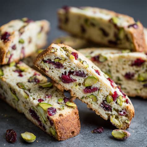 Cranberry Pistachio Biscotti - The recipe mingle