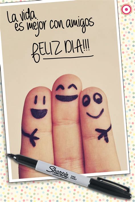 Dia del amigo | Feliz día amigas, Frases día del amigo, Tarjeta dia del ...