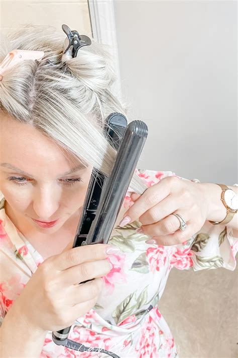 Curling Short Hair With Flat Iron