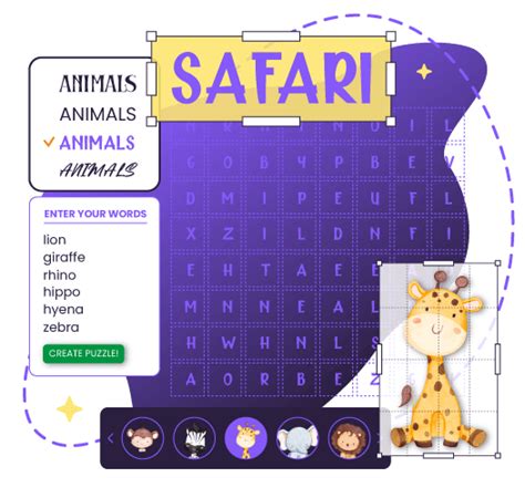 Image result for Word Search Creating