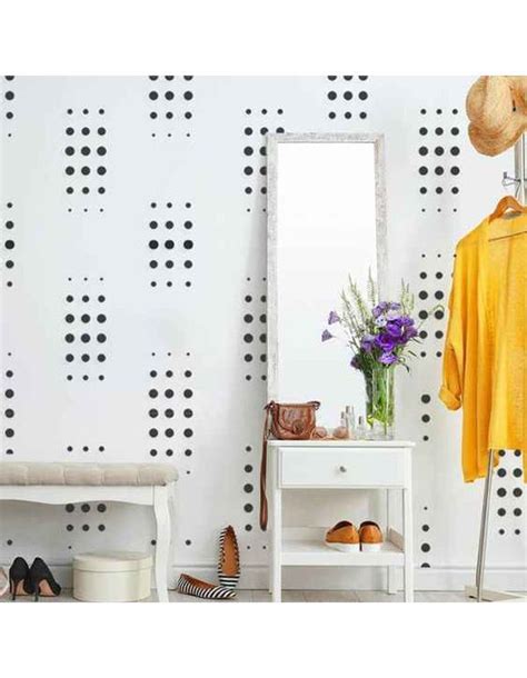 craftreat-dot-pattern-stencil-for-paintings-geometric-circle-wall ...