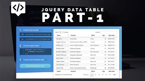jQuery.dataTable 的图像结果