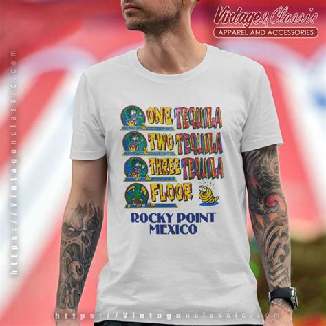 4 Stages Of Tequila Mexico Drinking Shirt - Vintagenclassic Tee