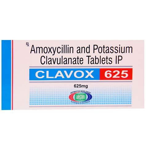 Clavox 625 mg Tablet 6's Price, Uses, Side Effects, Composition ...