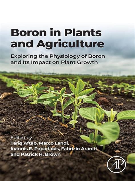 Boron in Plants and Agriculture: Exploring the Physiology of Boron and ...