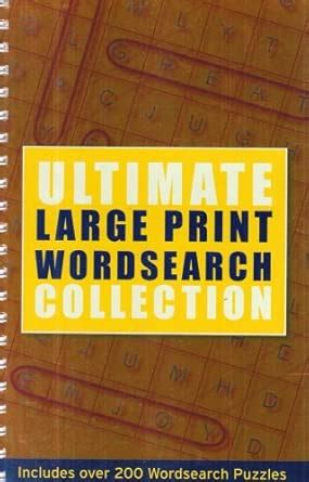 Buy Ultimate Large Print Wordsearch Collection Book Online at Low ...
