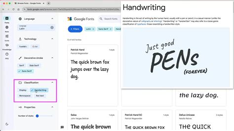 Guide to Finding & Using Google Fonts