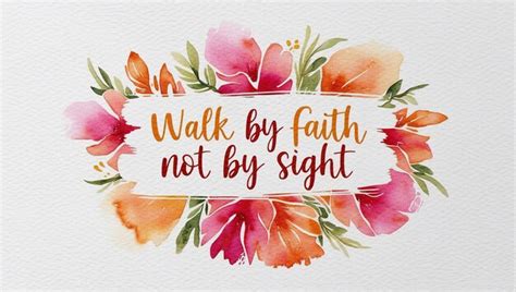 Christian watercolor illustrations with inspirational text | Premium AI ...