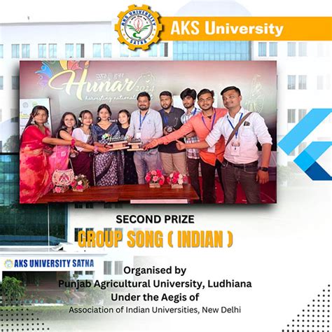 Got second prize in Group Song Indian and Mehendi | Best University ...