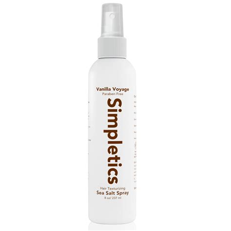 Amazon.com: Simpletics Himalayan Sea Salt Spray for Straight & Wavy ...