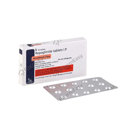 Buy Novonorm 2 MG Tablet (30) Online at Flat 15% OFF | PharmEasy