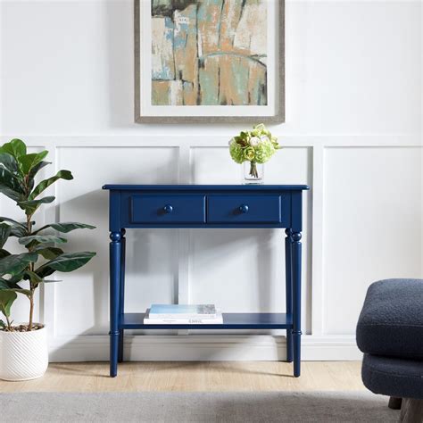 Navy Console Table
