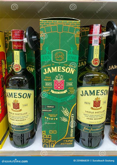 Many Bottles of Jameson Whiskey with Price Editorial Stock Image - Image of label, beer: 259886839