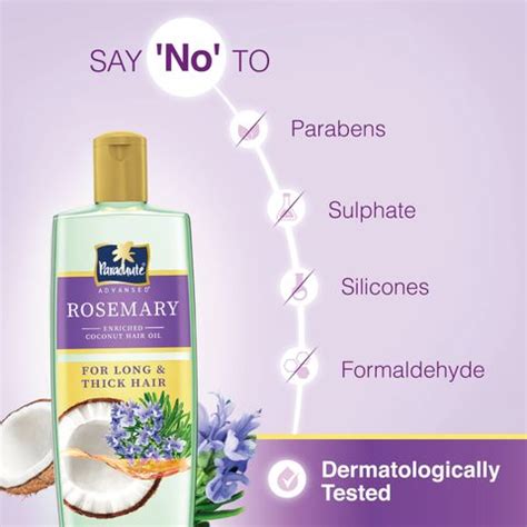 Parachute Advansed Rosemary-enriched Coconut Hair Oil|300 Ml Hair Oil ...