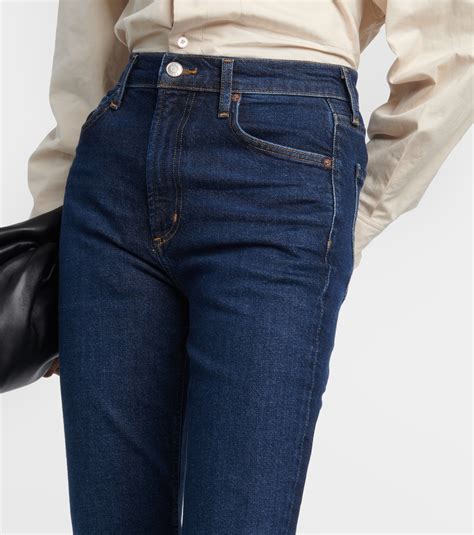 Nico Boot high-rise slim jeans in blue - Agolde | Mytheresa