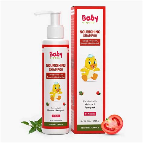 Nourishing Baby Shampoo For Smooth & Healthy Hair | BabyOrgano