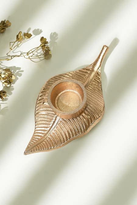 Gold Aluminium Home Decor Votives - Selling Fast at Pantaloons.com