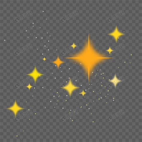 创意白色小星星素材图片免费下载-千库网